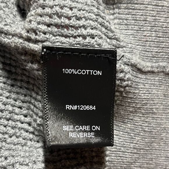 Torrid Gray Cotton Crochet Knit Button-Front Cropped Cardigan Women's 2X Boho - Picture 5 of 10